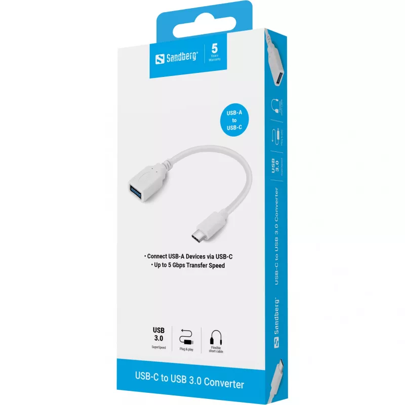 USB-C - USB 3.0 adapter Sandberg 136-05