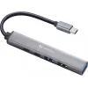 Sandberg USB-C to 3xUSB-A+2xUSB-C SAVER USB 3.2 Gen 1 Hall Alumiinium