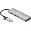 Sandberg USB-C/A to 2xUSB-A+2xUSB-C Hub