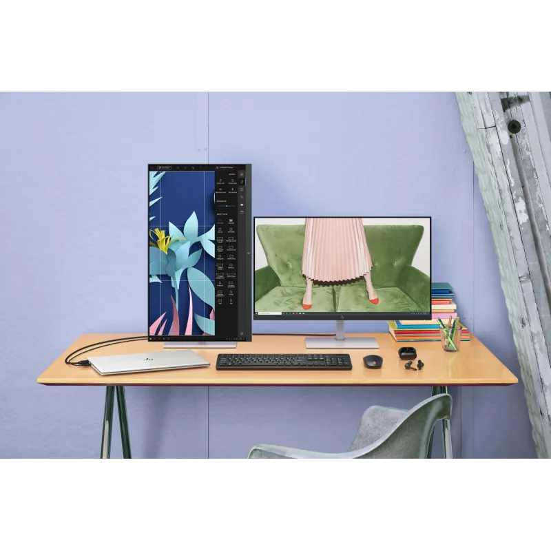 Juhtmevaba hiire ja klaviatuuri komplekt HP 230 Täissuuruses Must