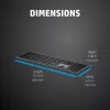 HP 975 kaherežiimiline juhtmevaba klaviatuur täissuuruses mehaaniline QWERTY