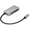 Sandberg USB-C Multi Card Reader Pro, CF, MMC, MicroSD (TransFlash), SD, SDHC, SDXC, xD, must, USB 3.2 Gen 1 (3.1 Gen 1) Type-C, 1 tk, 82 mm, 23 mm
