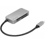 Sandberg USB-C Multi Card Reader Pro, CF, MMC, MicroSD (TransFlash), SD, SDHC, SDXC, xD, must, USB 3.2 Gen 1 (3.1 Gen 1) Type-C, 1 tk, 82 mm, 23 mm