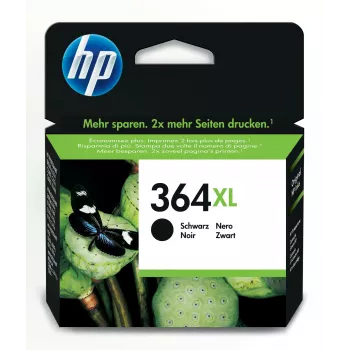 HP 364XL suure saagikusega originaal must tindikassett, suur (XL) saagikus, must, pigmendipõhine tint, 1 tk, 550 lehekülge
