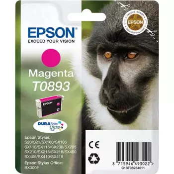 Epson Monkey Singlepack magenta T0893 DURABrite Ultra tint