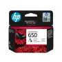 HP 650 Tri-color Originaal Ink Advantage kassett, tsüaan, magenta, kollane, 1 tk, 200 lehekülge
