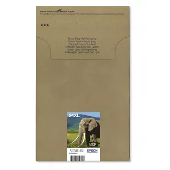 Epson Multipack 6-värvi 24XL EasyMail, must, tsüaan, hele tsüaan, magenta, hele magenta, kollane, Epson, kõrge (XL) tootlikkus, 10 ml, 8,7 ml, 55,7 ml