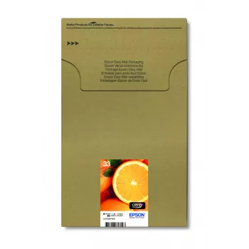 Epson oranžs Multipack 5-värviline 33 Claria Premium Tindi EasyMail Pakend