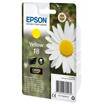 Epson Daisy Singlepack kollane 18 Claria Home Ink