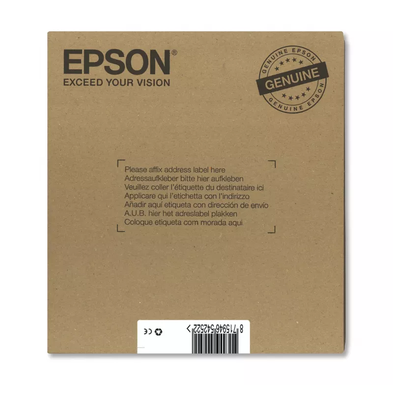 Epson Multipack 4-colours T071 EasyMail, standardmaht, must, tsüaan, magenta, kollane, 7,4 ml, 5,5 ml, 1 tk, mitmikpakend
