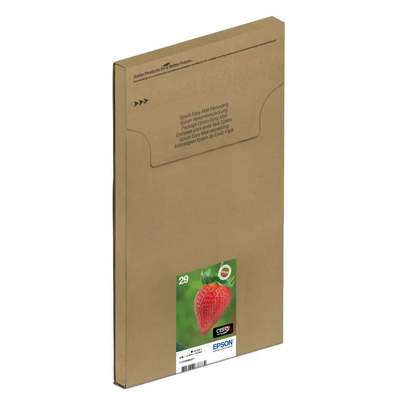 Epson Strawberry Multipack 4-värviline 29 EasyMail, standardmahutavus, must, tsüaan, magenta, kollane, 5,3 ml, 3,2 ml, 1 tk, mitmikpakend