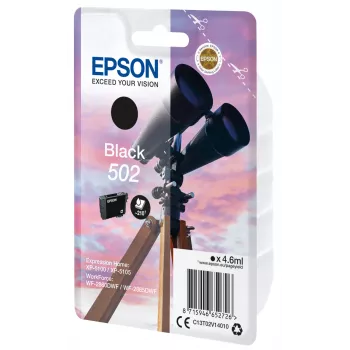 Epson Singlepack Must 502 tint, standardjõudlus, must, pigmendipõhine tint, 4,6 ml, 1 tk, 210 lehekülge