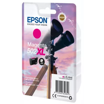Epson Singlepack magenta 502XL tint, kõrge (XL) tootlikkus, magenta, pigmendipõhine tint, 6,4 ml, 1 tk, 470 lehekülge