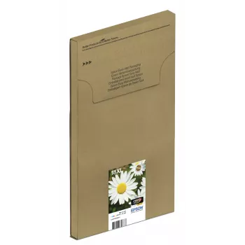 Epson Daisy mitmikpakett 4 värvi 18XL EasyMail, kõrge tootlikkusega (XL), must, tsüaan, magenta, kollane, 11,5 ml, 6,6 ml, 1 tk, mitmikpakett
