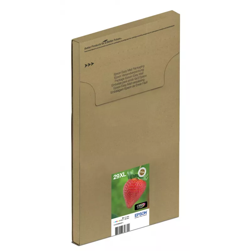 Epson Strawberry Multipack 4-colours 29XL EasyMail, kõrge (XL) mahutavusega, must, tsüaan, magenta, kollane, 11,3 ml, 6,4 ml, 1 tk, mitmikpakend