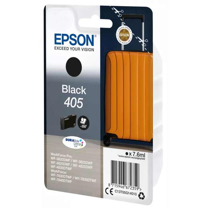 Epson 405 tindikassett 1 tk Originaal Standardsaagis Must