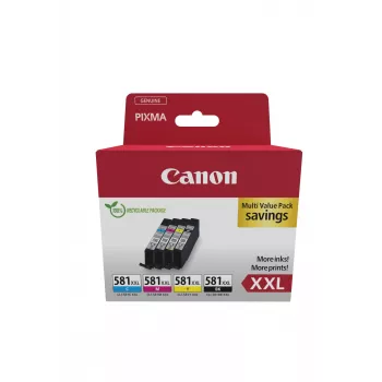 Canon 1998C006 tindikassett 4 tk originaal must, tsüaan, magenta, kollane