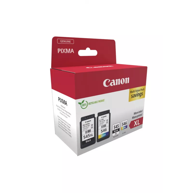 Canon 8286B012 tindikassett, 2 tk, originaal, suur (XL) tootlikkus, must, tsüaan, magenta, kollane