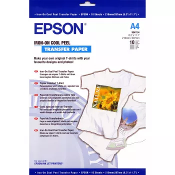Epson triikimispaberi ülekandepaber - A4 - 10 lehte