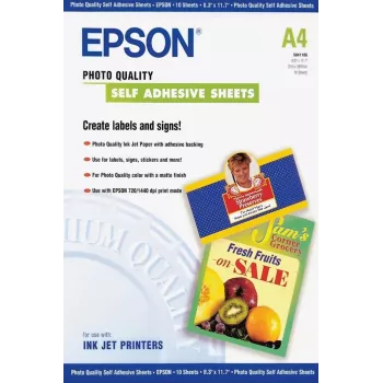 Epson isekleepuv fotopaber - A4 - 10 lehte