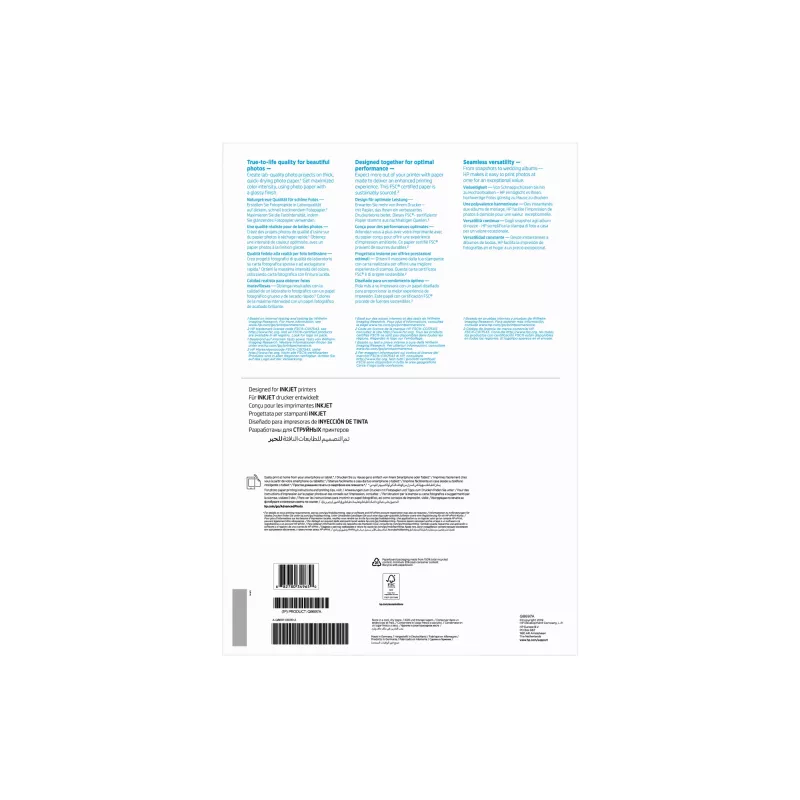 HP Advanced Photo Paper Glossy 250 g/m² A3 (297 x 420 mm) 20 lehte