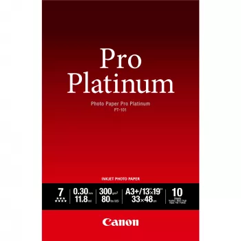Canon PT-101 Pro Platinum fotopaber A3 Plus - 10 lehte