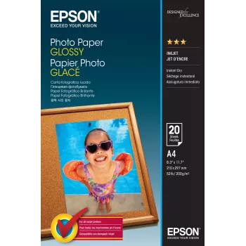 Läikiv fotopaber Epson C13S042538 A4 20 lehte