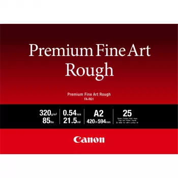 Canon FA-RG1 Premium Fine Art Rough Paper, A2, 25 lehte, 330 g/m², tindiprinter, A2, 25 lehte, 540 µm, Canon ImagePROGRAF PRO-1000