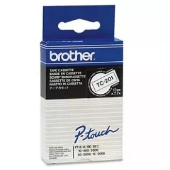 Teip TC Brother TC-201 Must valgel