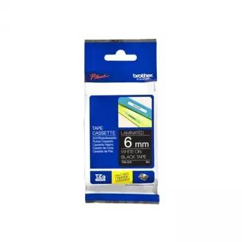 Sildilint Brother TZe315 6mm Valge mustal