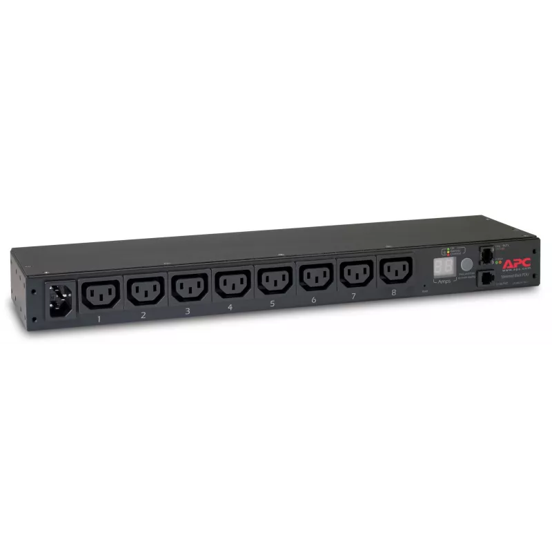 APC AP7820B toitejaotusseade (PDU) 8 vahelduvvoolu pistikupesa 0U/1U must