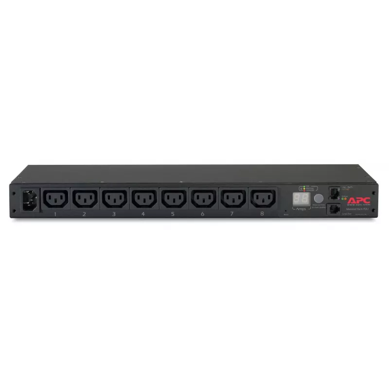 APC AP7820B toitejaotusseade (PDU) 8 vahelduvvoolu pistikupesa 0U/1U must