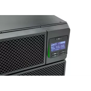 APC Smart-UPS On-Line SRT8KRMXLI - 8kW/VA, 6x C13 + 4x C19 + juhtmega 1-faasiline väljund, riiulisse paigaldatav, sisseehitatud NMC