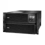 APC Smart-UPS On-Line SRT8KRMXLI - 8kW/VA, 6x C13 + 4x C19 + juhtmega 1-faasiline väljund, riiulisse paigaldatav, sisseehitatud NMC
