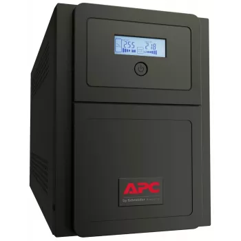 APC Easy UPS 1-f line-interaktiivne, 1500 VA, torn, 230 V, 6 IEC C13 pistikupesa, AVR, kuivkontakt, LCD, võrgukaarditoetuseta
