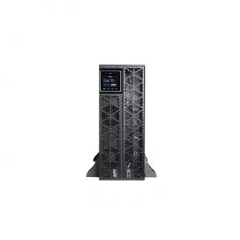 APC Smart-UPS On-Line, 5kVA/5kW, Rack/Torn, 230V, 2x IEC C13+1x IEC C19+Kõvajuhtmega 3-juhtmeline (H+N+E) väljundid, Võrgukaart, Ilma paigaldussiinideta