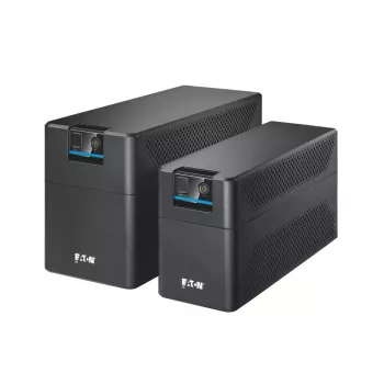 Eaton UPS 5E Gen2 700, liininteraktiivne 0,7 kVA / 360 W, 2x tüüp F pistikupesa, torn, must