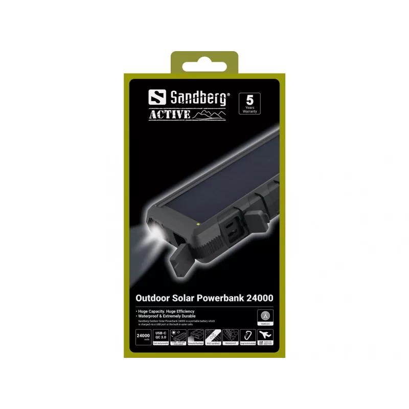 Akupank Sandberg Outdoor Solar Powerbank 24000