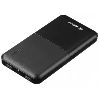 Sandberg Saver Powerbank 10000, 10000 mAh, liitiumpolümeer (LiPo), must