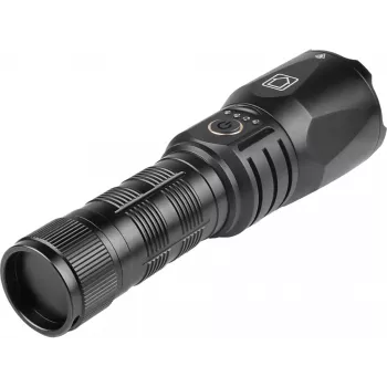 Sandberg Survivor Torch akupank 5000, Käsilamp, Must, Alumiinium, IPX4, -30 - 40 °C, FCC, RoHS, UKCA, CE