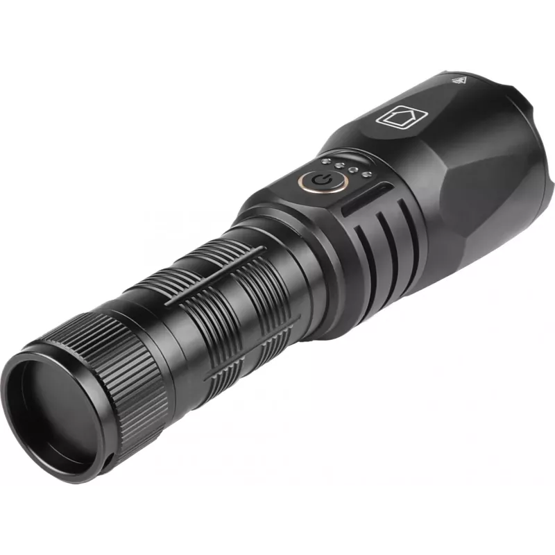 Sandberg Survivor Torch akupank 5000, Käsilamp, Must, Alumiinium, IPX4, -30 - 40 °C, FCC, RoHS, UKCA, CE