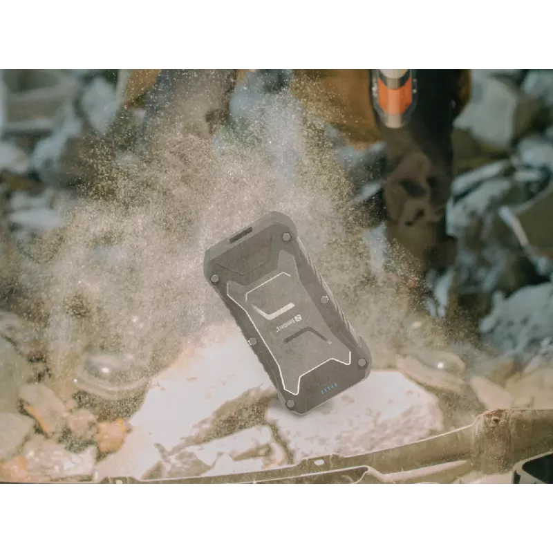 Sandberg Survivor Powerbank 20000 PD30W, 20000 mAh, juhtmevaba laadimine, must