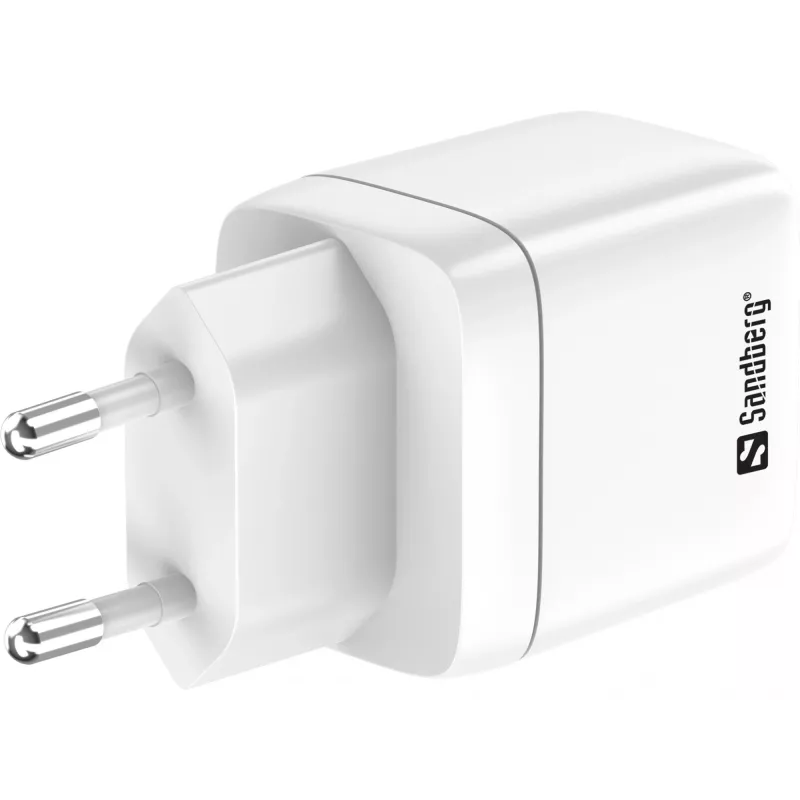 Laadija Sandberg 2in1 1xUSB-C 1xUSB 35W siseruumidesseAC Universaalne