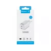 Sandbergi vahelduvvoolu laadija kahe USB-C PD65W EL pistikuga, siseruumides, vahelduvvool, 20 V, 3,25 A, valge
