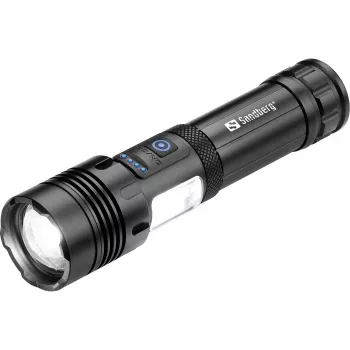 Sandberg Survivor 7in1 Taskulamp Akupank 5000, Käsitaskulamp, Must, Alumiinium, LED, 2 tk, 200 lm