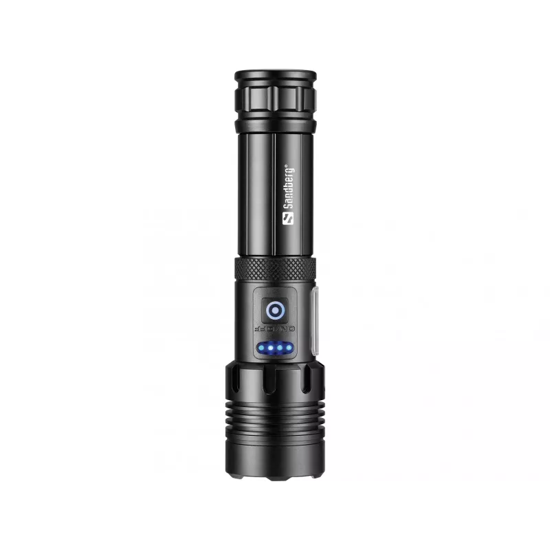 Sandberg Survivor 7in1 Taskulamp Akupank 5000, Käsitaskulamp, Must, Alumiinium, LED, 2 tk, 200 lm