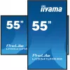 iiyama LH5541UHS-B2 Signage Display Kiosk design 138.7 cm (54.6 tolli) LCD 500 cd/m² 4K Ultra HD Must Sisseehitatud protsessor 24/7