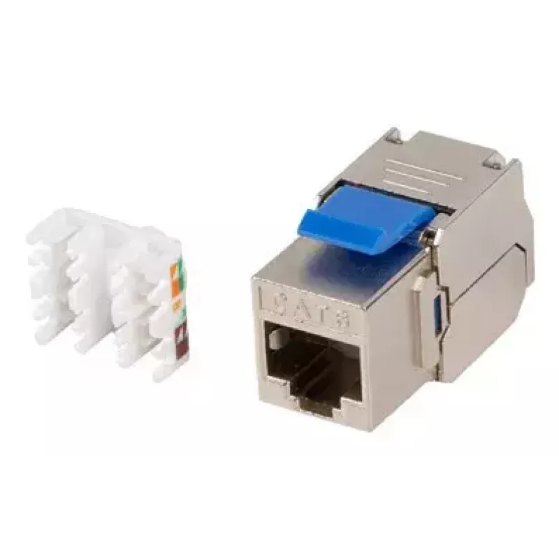 Keystone moodul Lanberg KSF6-4000 lame RJ-45 pistik sinine hõbedane