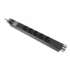 PDU Lanberg PDU-05E-0200-BK 5 vahelduvvoolupistikut 1U Must
