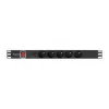 PDU Lanberg PDU-05E-0200-BK 5 vahelduvvoolupistikut 1U Must